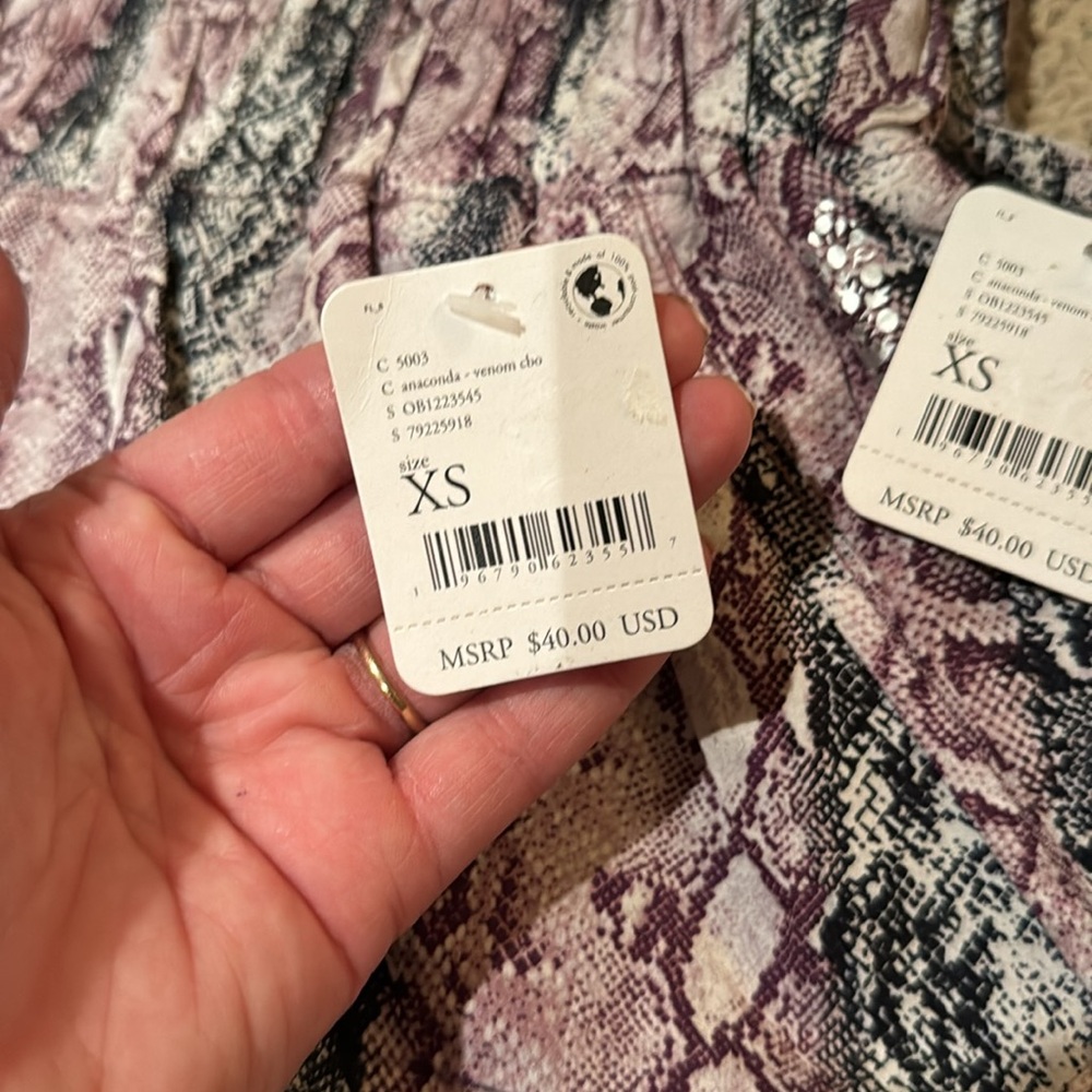 NWT • FP Movement • Women's The Way Home Printed Shorts • Anaconda Venom cbo • 😍 - Picture 5 of 6